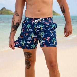Chubbies Neon Lights Swim Trunks-XL-Never Worn